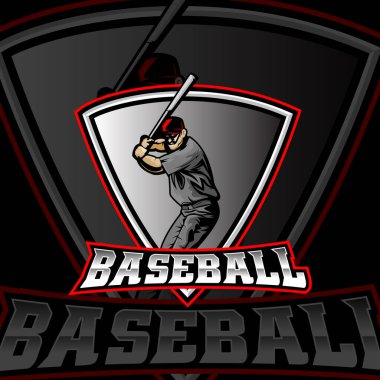 Maskot tarzı bir beysbol kulübünün logosu.