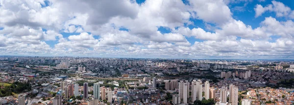 Drone Vista Rascacielos Una Gran Ciudad Brasil — Foto de Stock