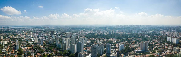 Drone Vista Rascacielos Una Gran Ciudad Brasil — Foto de Stock
