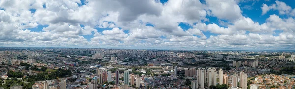 Drone Vista Rascacielos Una Gran Ciudad Brasil — Foto de Stock