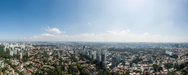 Drone Vista Rascacielos Una Gran Ciudad Brasil — Foto de Stock