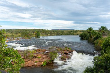 Tocantins Brezilya 'daki Jalapao Eyalet Parkı - Cachoeira da Formiga.