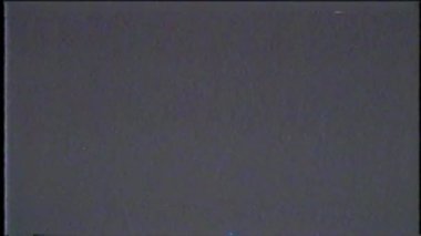 Eski usul Statik Glitchy Vhs makara döngüsü