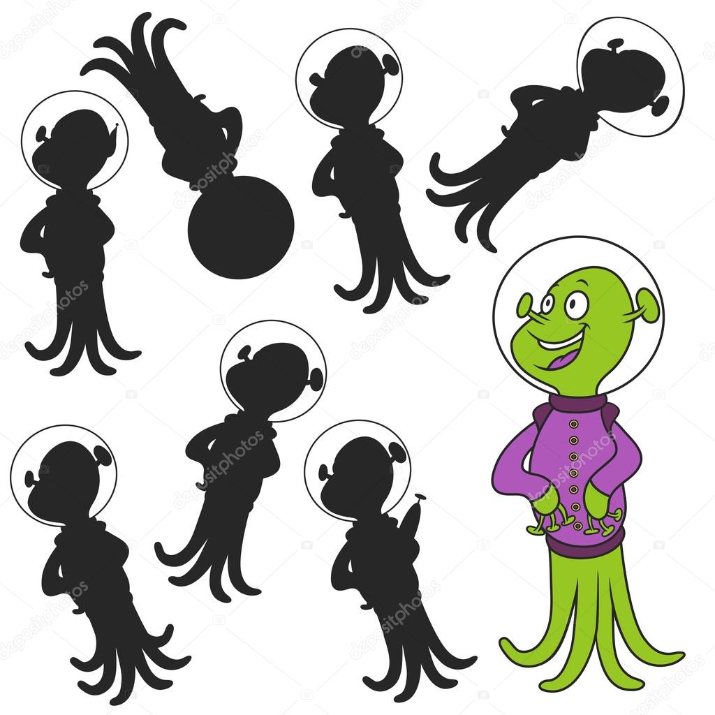 Cartoon Character Alien