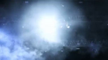 Bir konser yanıp sönen ışıkları