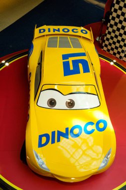 Disney Pixar filmi arabalar 3 yarış Mania. Emporium Hong Kong olay görüntüler.