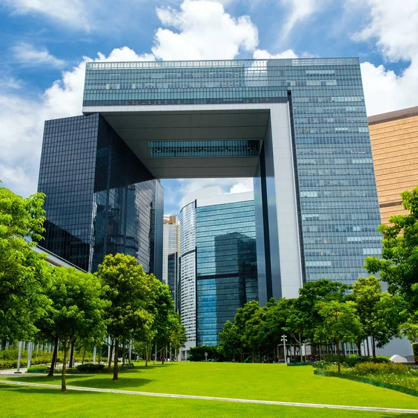 Новий комплекс центрального уряду в Гонконгу — стокове фото