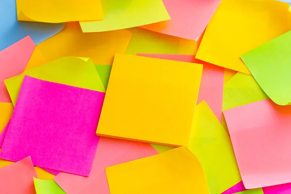 background of colored Sticky Notes