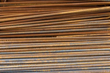 Paslı çelik takviye çubukları