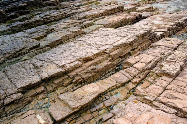 GeoPark шари осадових порід, в Дун пінг чау, Сполучені Штати Америки — стокове фото