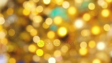 Soyut bokeh ışık altın arka plan 