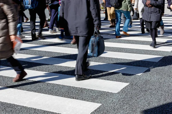 東京のにぎやか横断歩道 — ストック写真