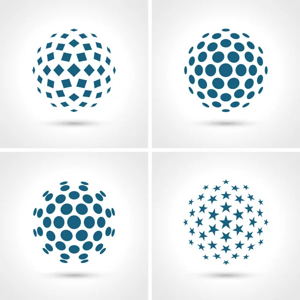 Soyut Radyal şekilleri.