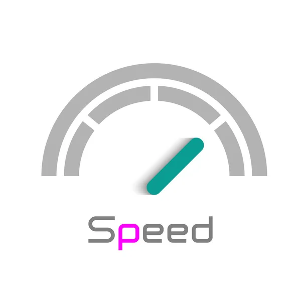 Hız logosu tasarımı ögesi.