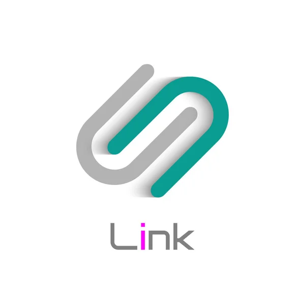 Cadeia Link Logotipo Elemento Design Ícone Cor Vetores De Stock Royalty-Free