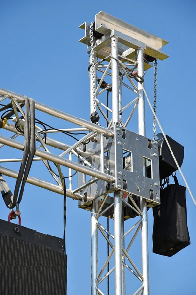 Balaustrer de una pantalla led grande al aire libre —  Fotos de Stock