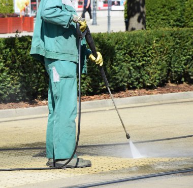 Sokak iş yerinde temiz