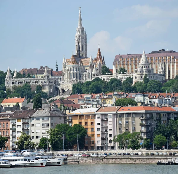 Kilátás Budapest városára, Magyarország — Stock Fotó