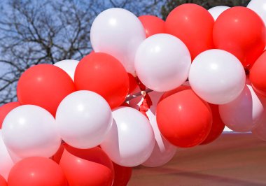 Parti balonları açık