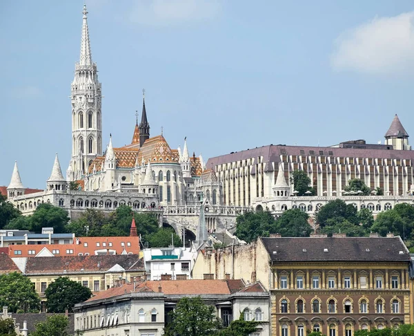 Kilátás Budapest városára, Magyarország — Stock Fotó