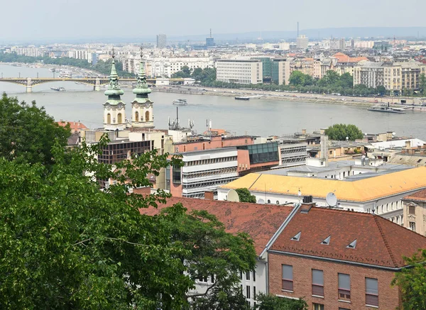 Utsikt över Budapest stad, Ungern — Stockfoto