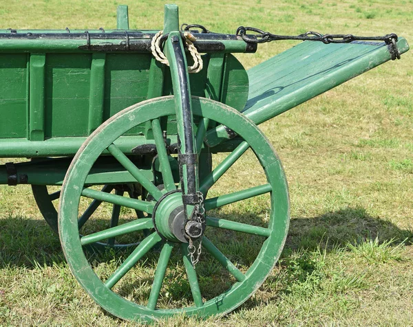 En del av en gammal vagn — Stockfoto