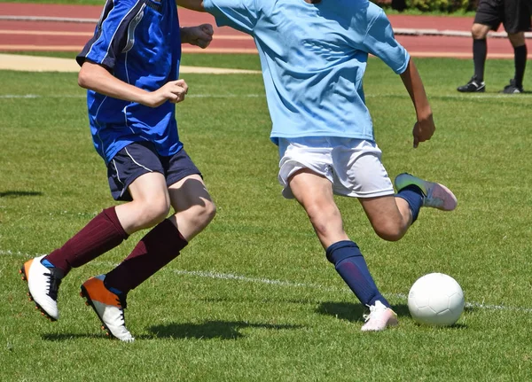 孩子的足球比赛 — 图库照片