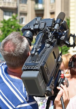 kameraman iş başında