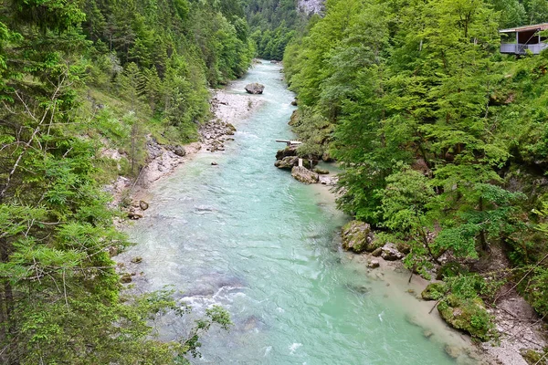 Řeka v Wasserlochklamm, Rakousko — Stock fotografie