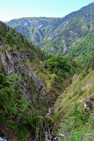 Skály v pohoří Alp — Stock fotografie
