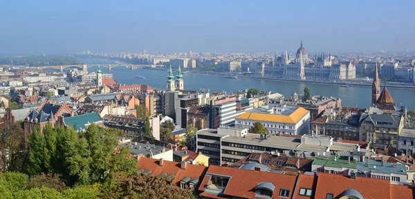 Вид на Будапешт, Венгрия — стоковое фото