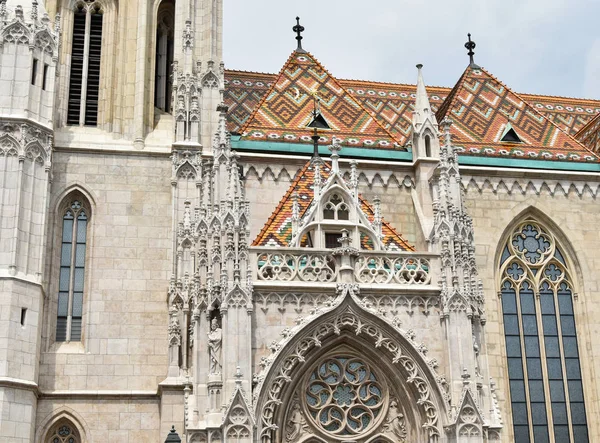 Chiesa di Matthias nella città di Budapest, Ungheria — Foto Stock