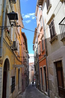 Binalar şehrin Piran, Slovenya