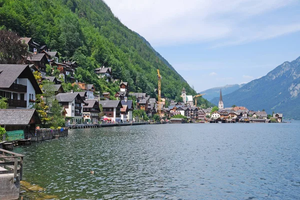 Lake and mountain at Gosau village, Austria — Stock Photo, Image