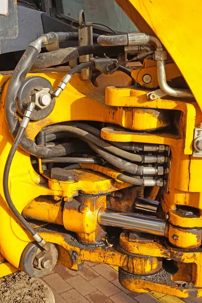Onderdeel van een hydraulische machine — Stockfoto