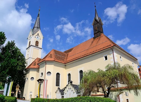 Church in Kainach village, Austria — Stock Photo, Image