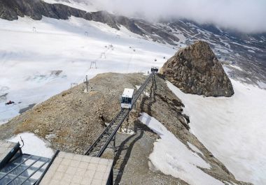 Dağ kışın, Kaprun, Avusturya