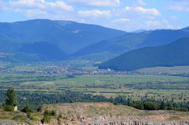 Romanya'da Karpatlar görünümünü