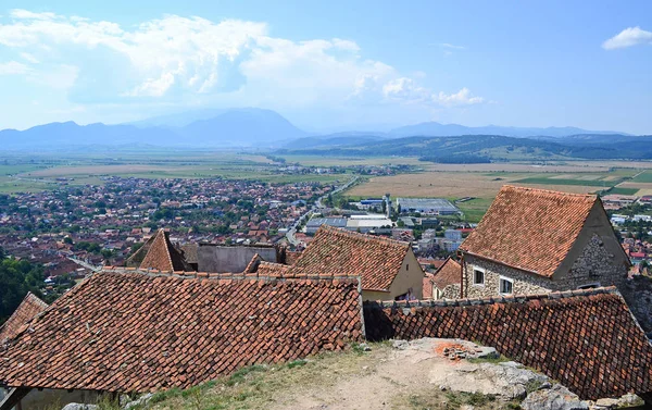 Vista da cidade de Brasov na Roménia — Fotografia de Stock