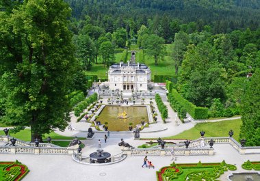 Almanya 'da Ettal Linderhof