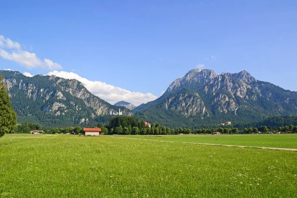 View of Neuschwanstein castle in Germany, Europe — Stock Photo, Image