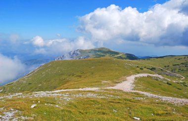 Avusturya dağlarında ile manzara