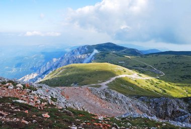 Avusturya dağlarında ile manzara