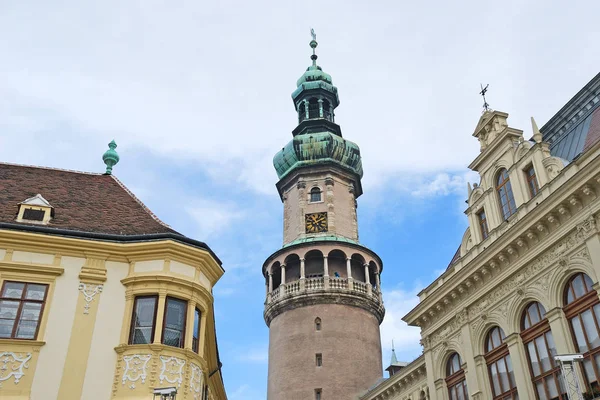 The famous Fire Tower in Sopron city, Hungary — Stock Photo, Image