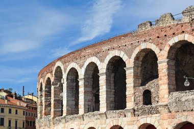 Eski tiyatro İtalya duvarına