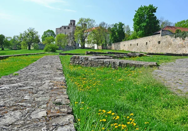 Fortaleza de Sarospatak cidade na Hungria — Fotografia de Stock