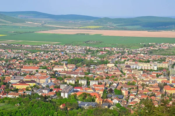 Вид города Сароспатак, Венгрия — стоковое фото