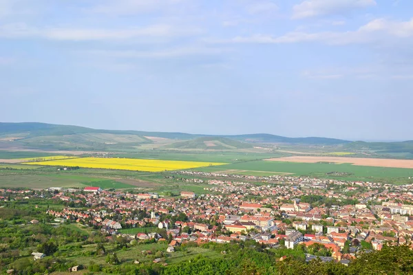 Vista de la ciudad de Sarospatak, Hungar — Foto de Stock