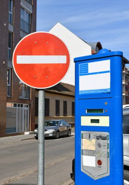 Park cezası makinası ve imza atmayın