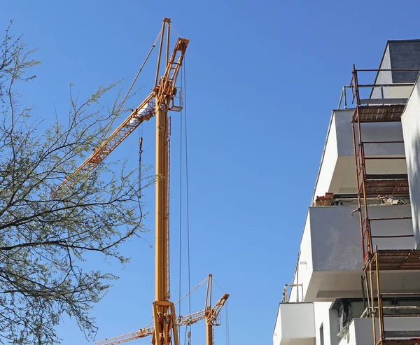 Construction New Apartment Building — Stock Photo, Image